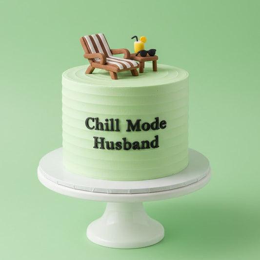 Chill Mode Husband Cake