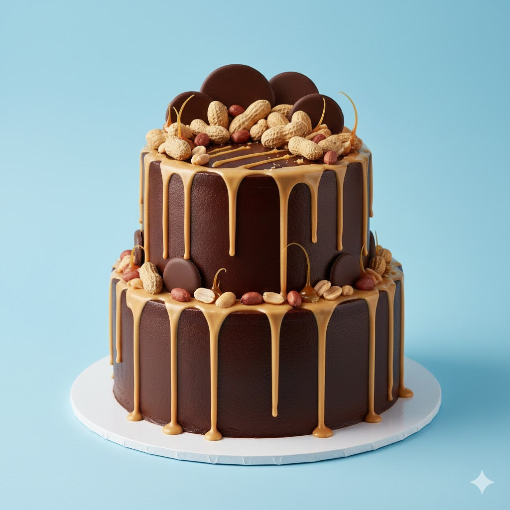 Chocolate Peanut butter Cake