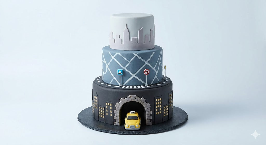 City Drive Tunnel Cake