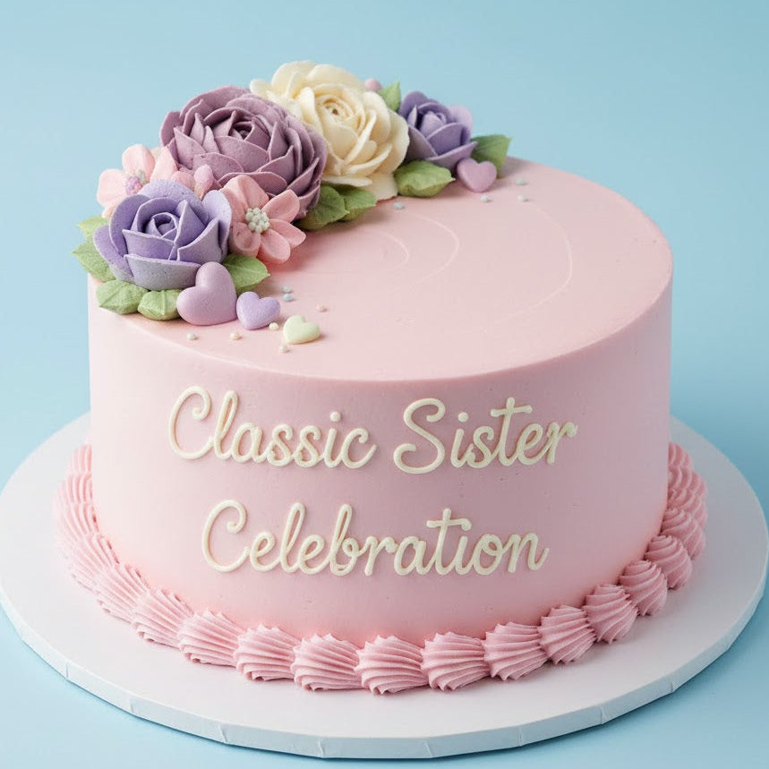 Classic Sister Celebration Cake
