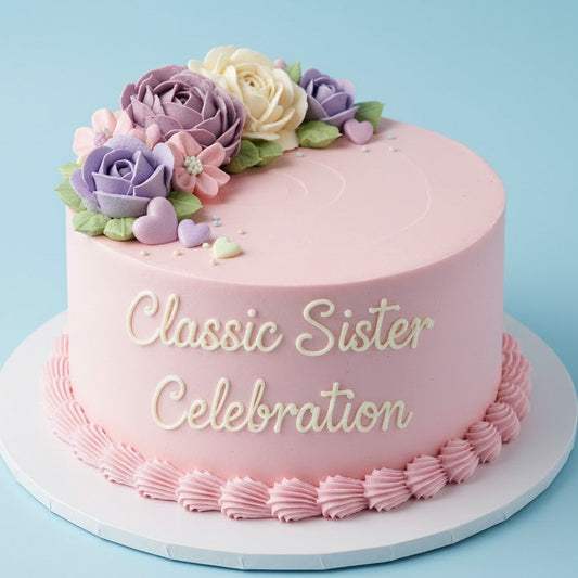 Classic Sister Celebration Cake