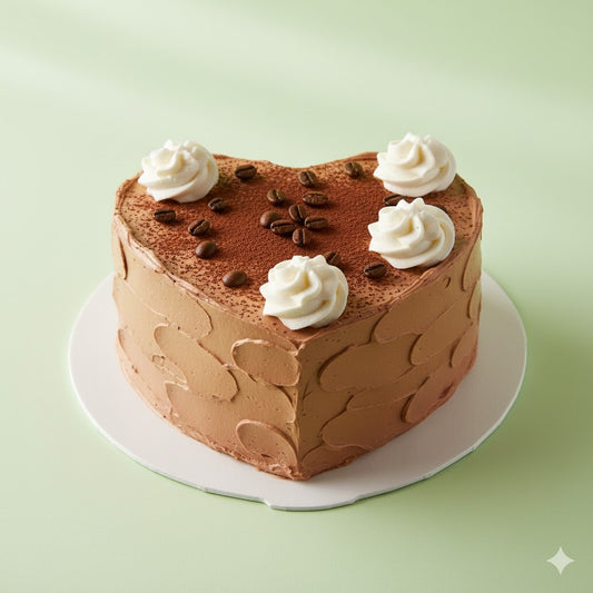 Heart's Coffee Mocha Cream Cake
