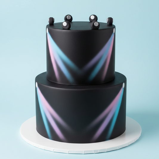 Concert Stage Lights Cake