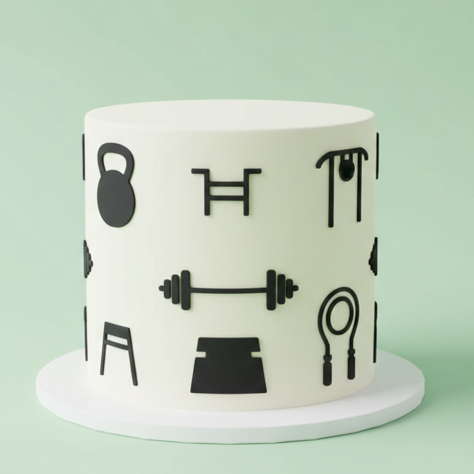 CrossFit Icons Cake