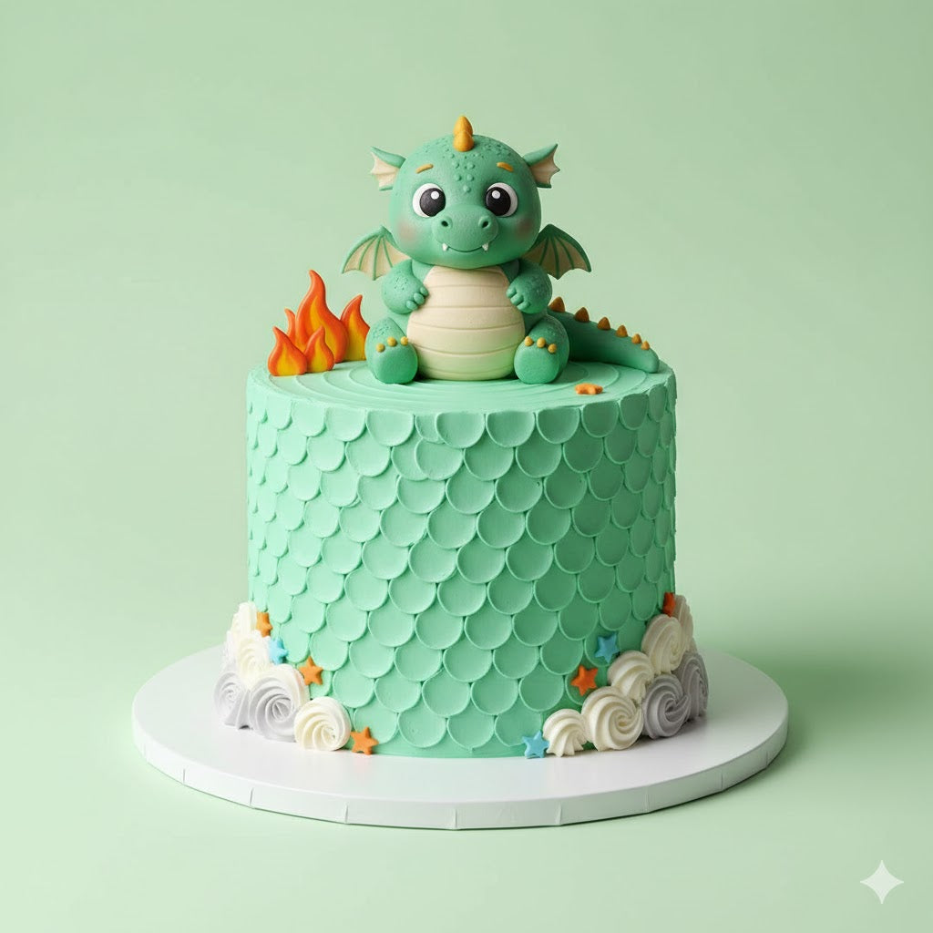 Cute Baby Dragon Cake