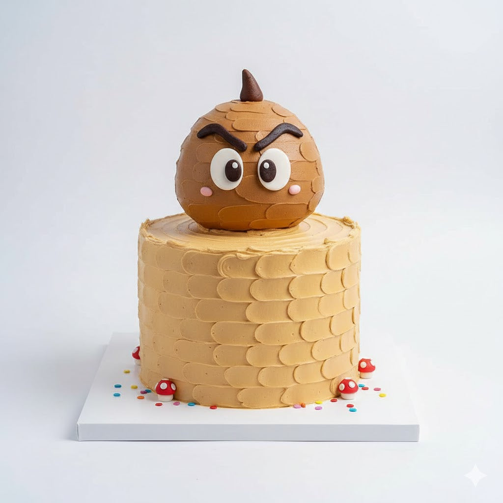 Cute Goomba Cake