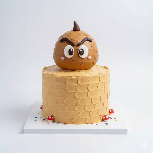 Cute Goomba Cake