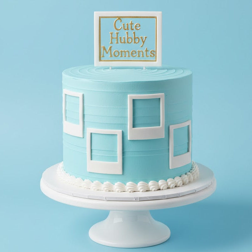 Cute Hubby Moments Cake