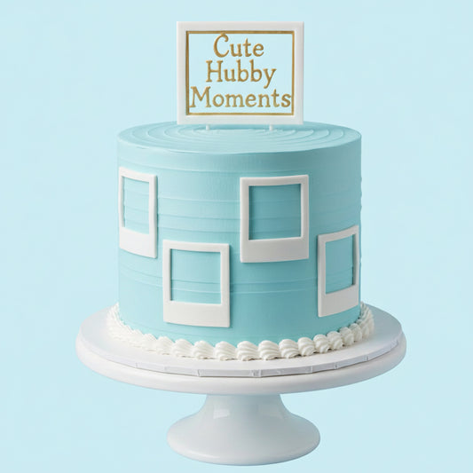 Cute Hubby Moments Cake