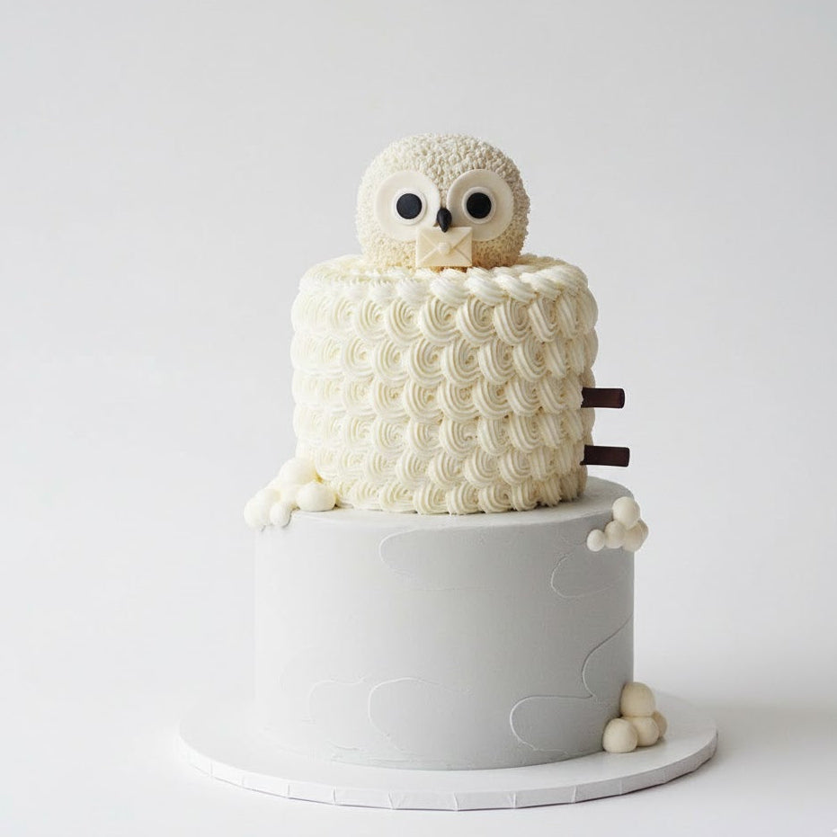 Cute Owl Hedwig Cake