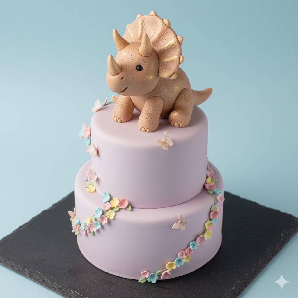 Cute Triceratops Cake