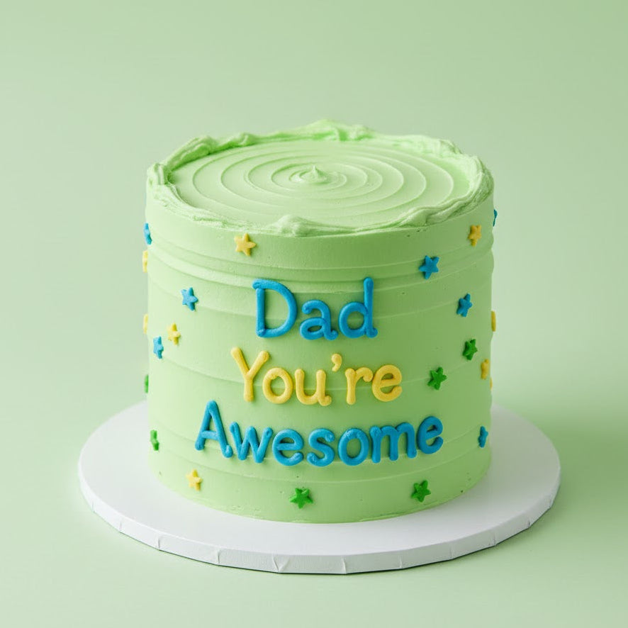 Dad You’re Awesome Cake
