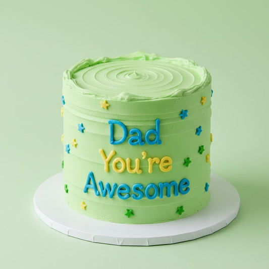 Dad You’re Awesome Cake