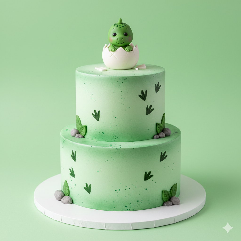 Dino Baby Cake
