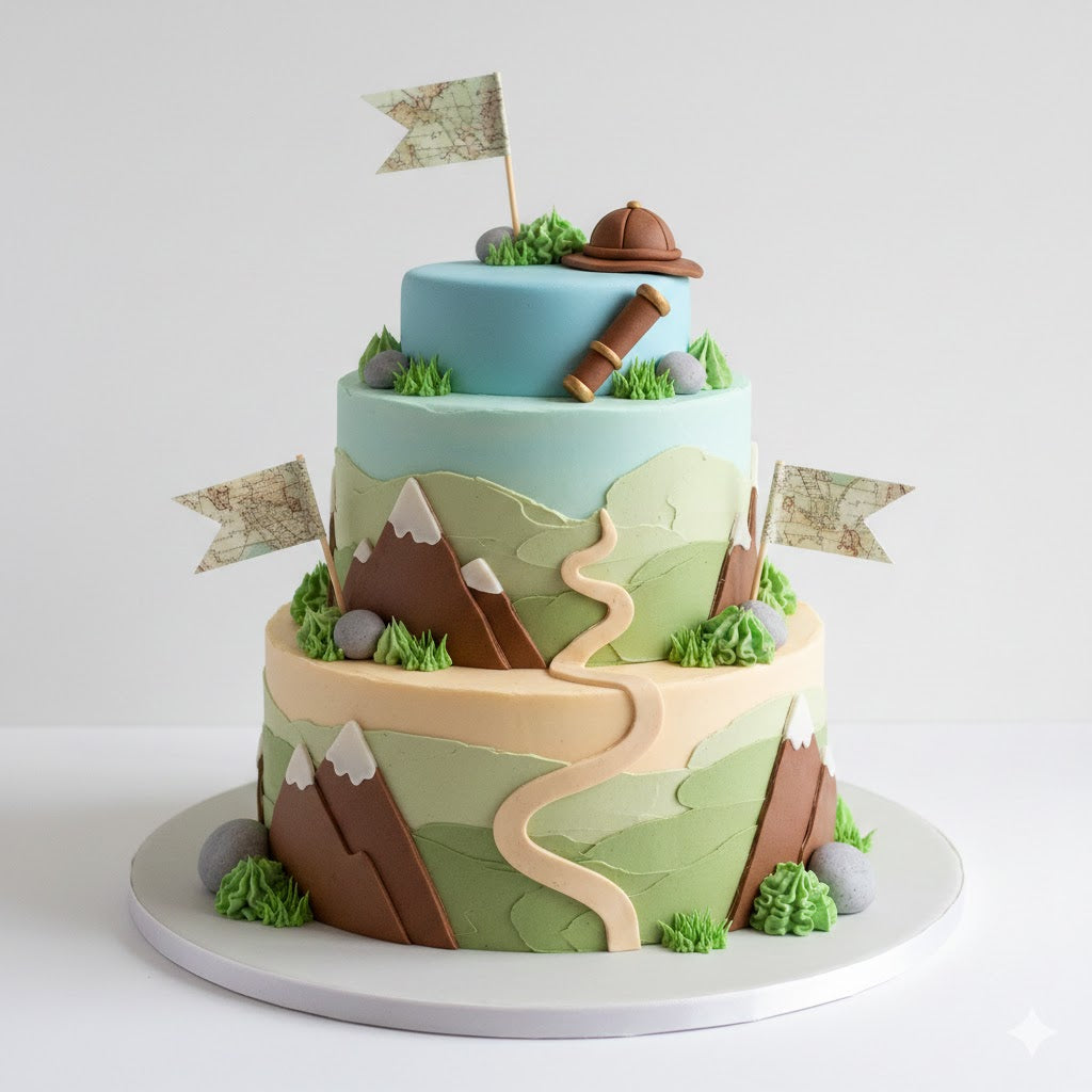 Dino Land Adventure Cake