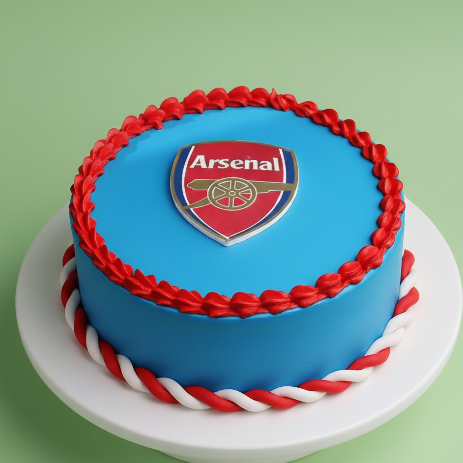 Football Club Logo Cake