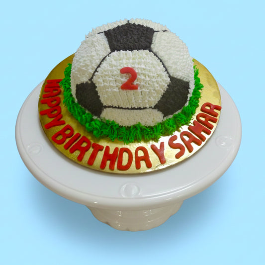Football Fever Birthday Cake