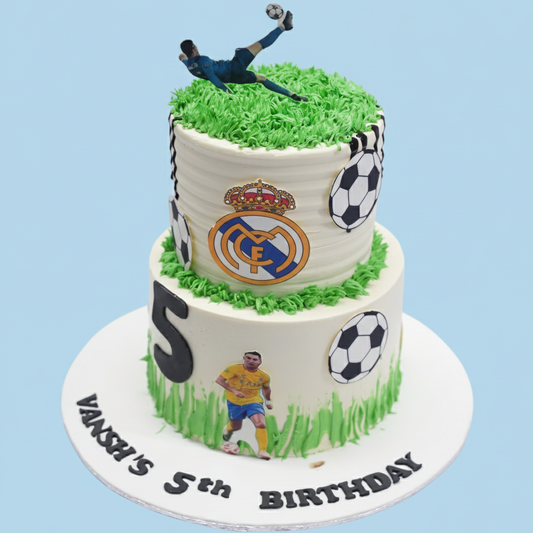 Football Number Cake