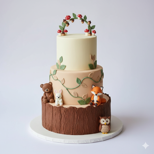 Forest Friends Cake
