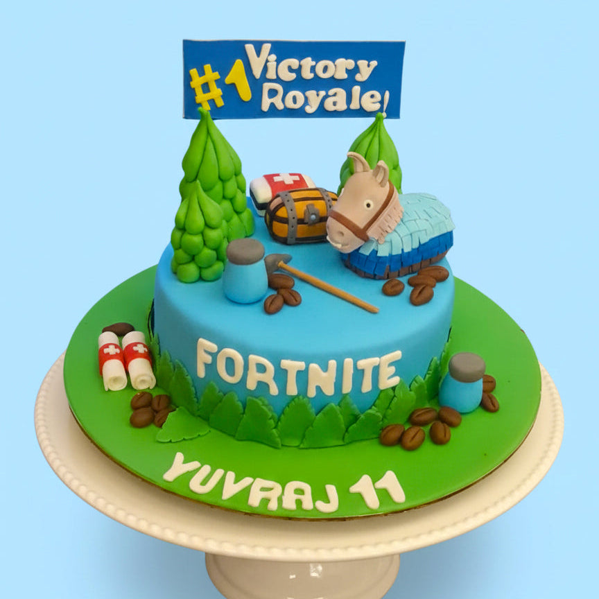 Fortnite Victory Royale Cake