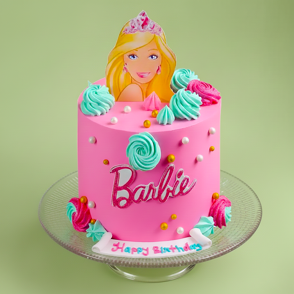 Frosted Fairy Barbie Cake
