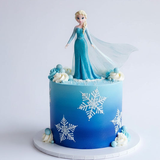 Frozen Blue Beauty Cake