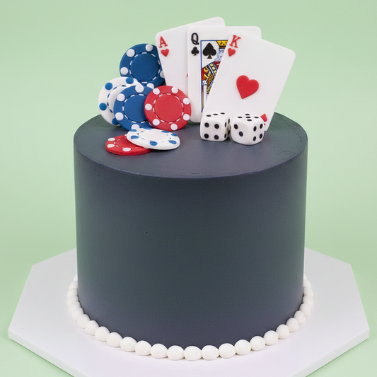 Game Night Bachelor Cake