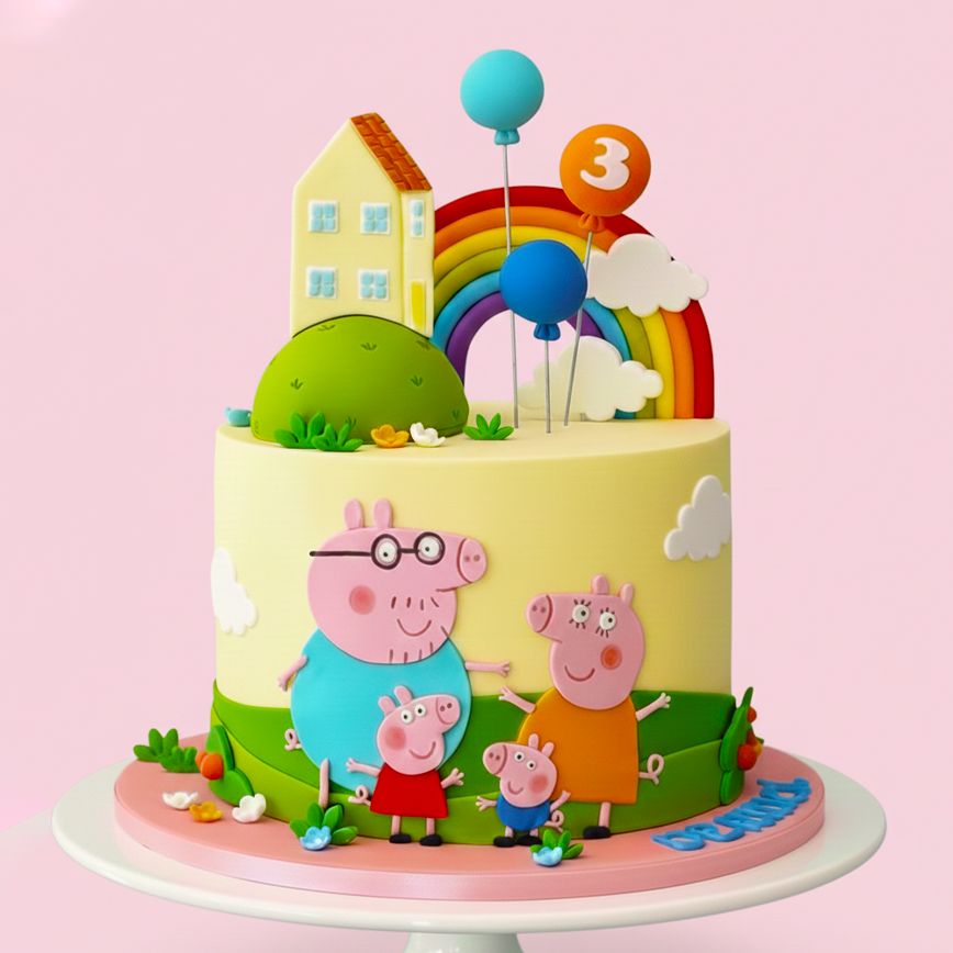 Garden Fun Peppa Cake