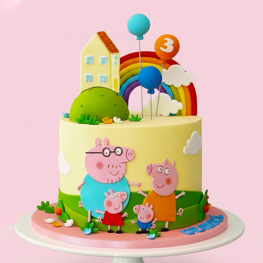 Garden Fun Peppa Cake