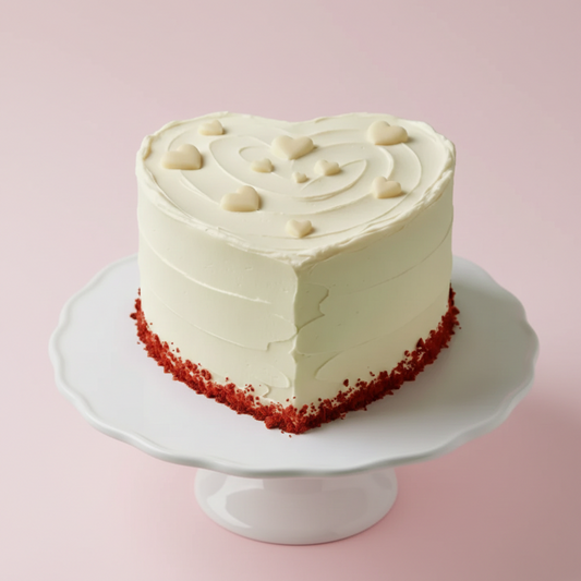 Rich Red Velvet Cream Cake