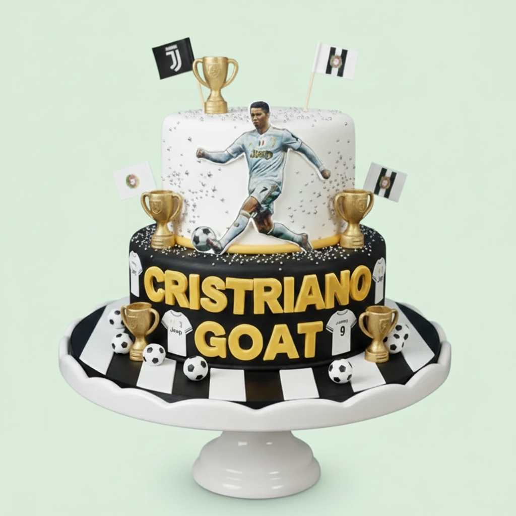 Cristiano Ronaldo Theme Cake