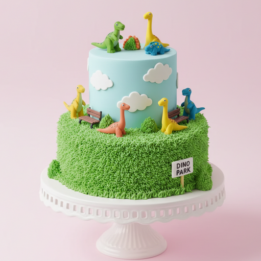 Dino Park Cake