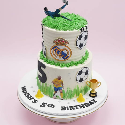 Football Number Cake