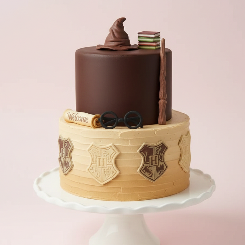 Hogwarts Starter Spell Cake