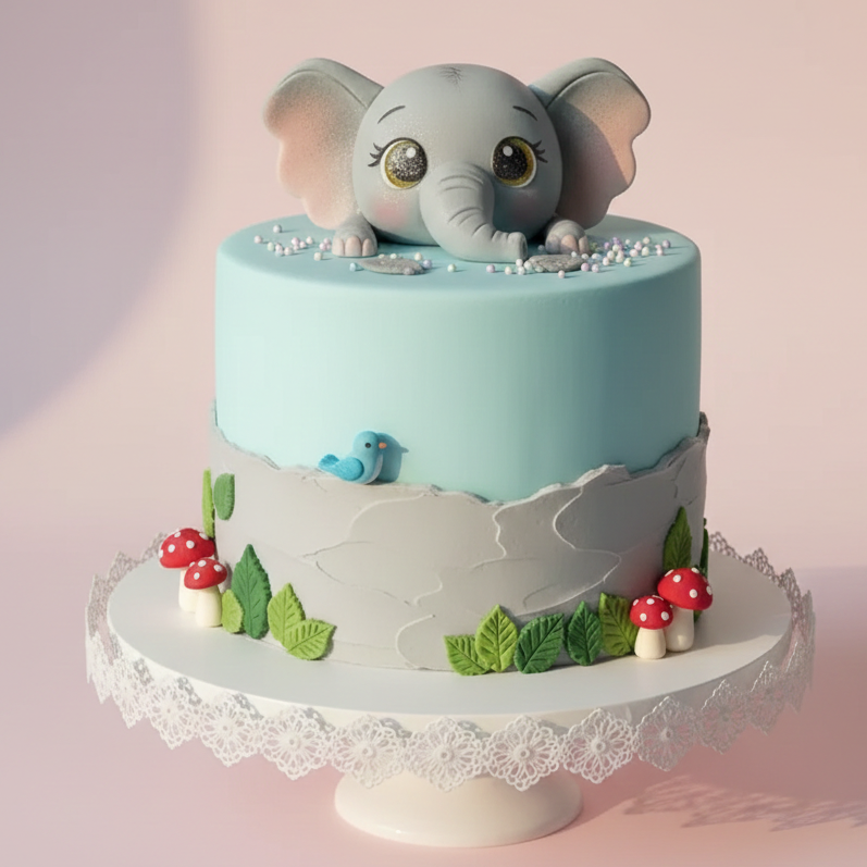 Tiny Trunk Cake
