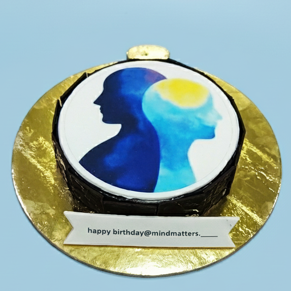 Blue Two Souls Cake