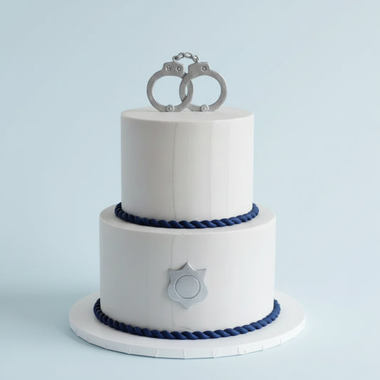 Handcuff Minimal Cake