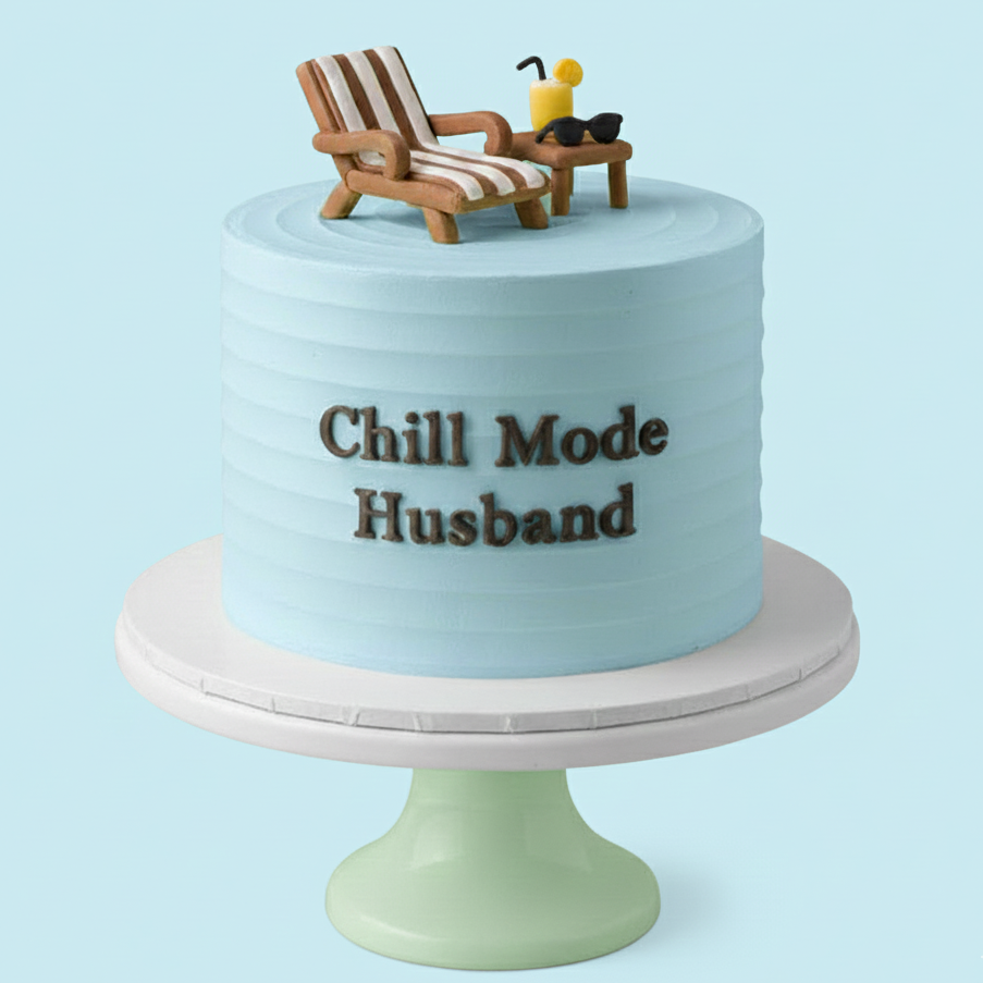 Chill Mode Husband Cake