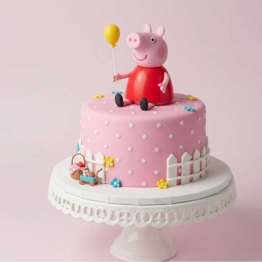 Charming Peppa Pig Cake
