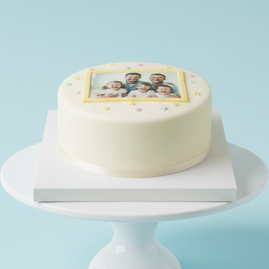 Happy Moments Photo Cake