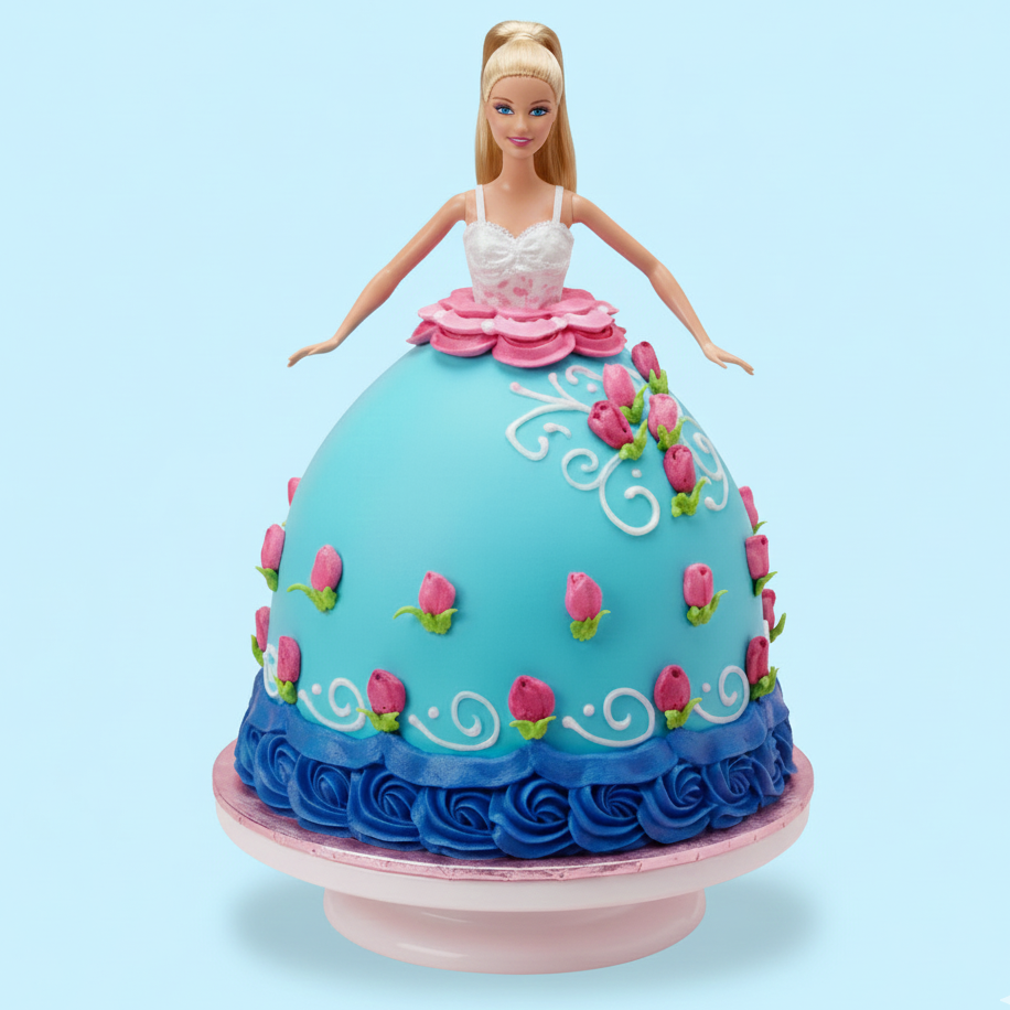 Ice Blue Barbie Charm
