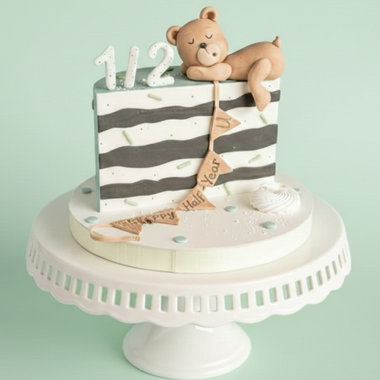 Little Bear Half-Year Celebration Cake