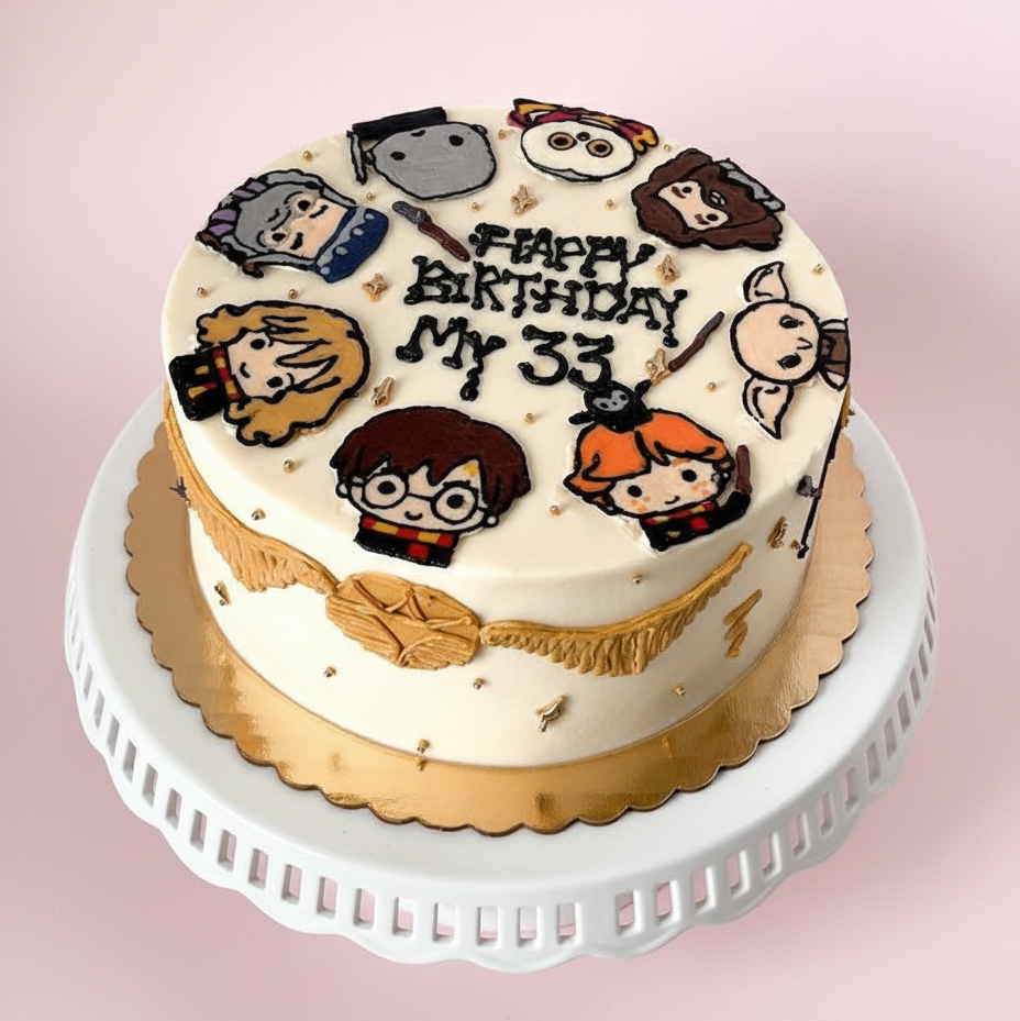 Hogwarts Friends Birthday Fantasy Cake
