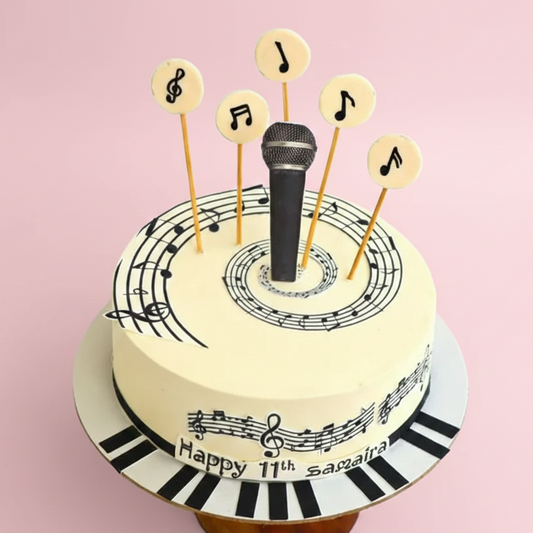 Melody Mic Celebration Cake