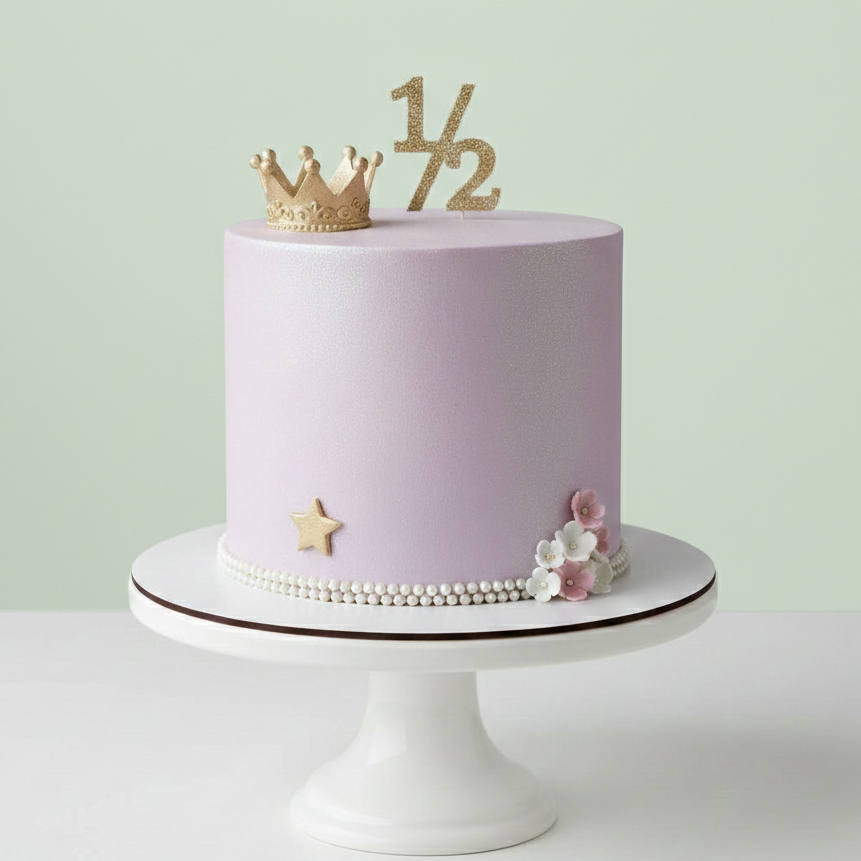 Tiny Half Crown Cake