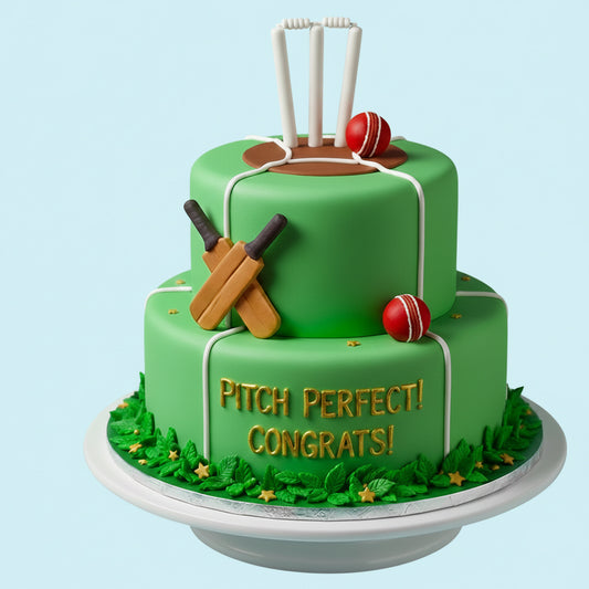 Cricket Kit Top Cake