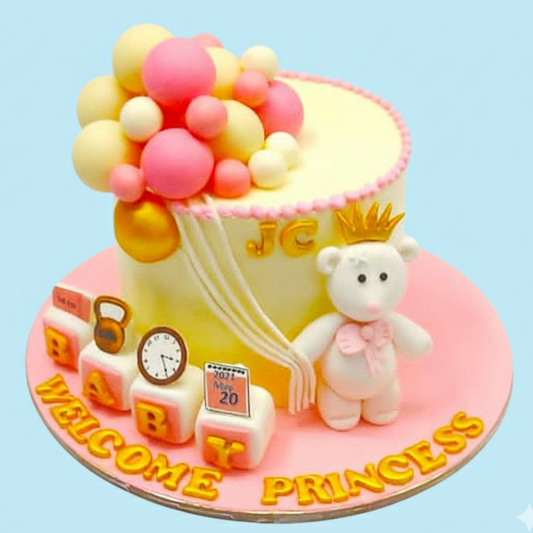 Welcome Baby Girl Cake