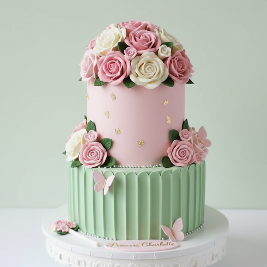 Princess Floral Cake