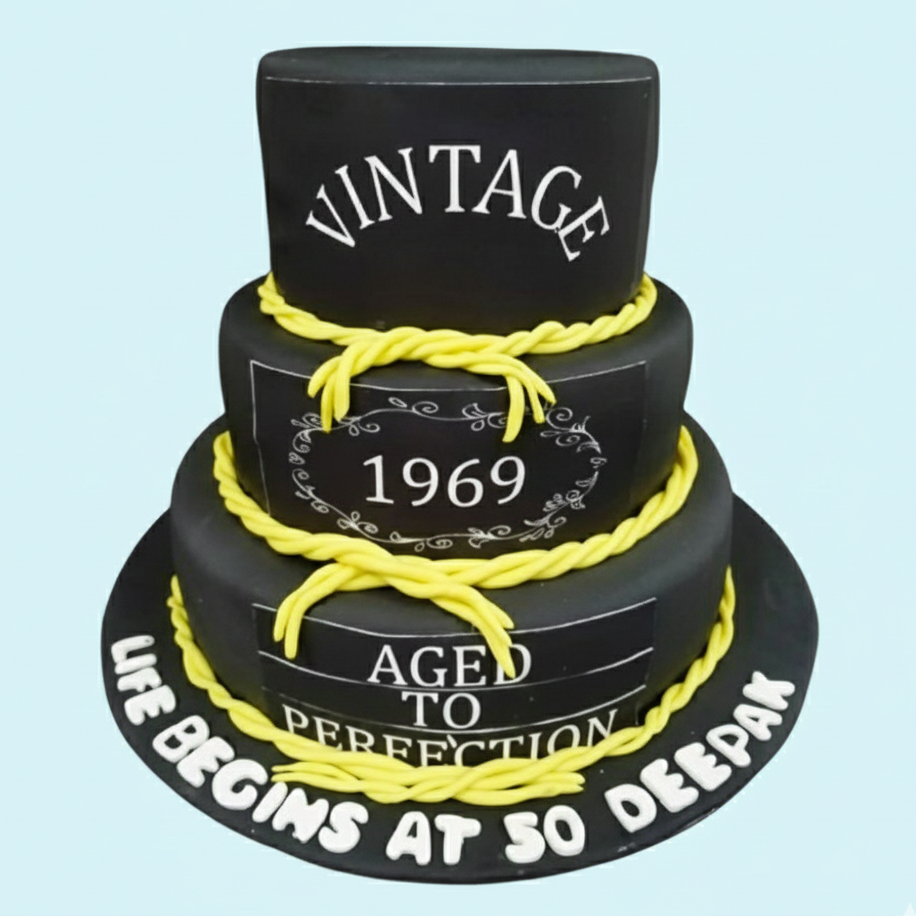 Vintage Theme Cake