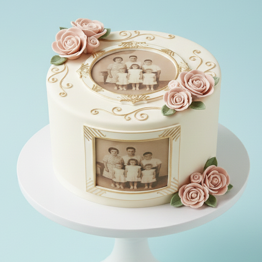Memory Lane Photo Cake
